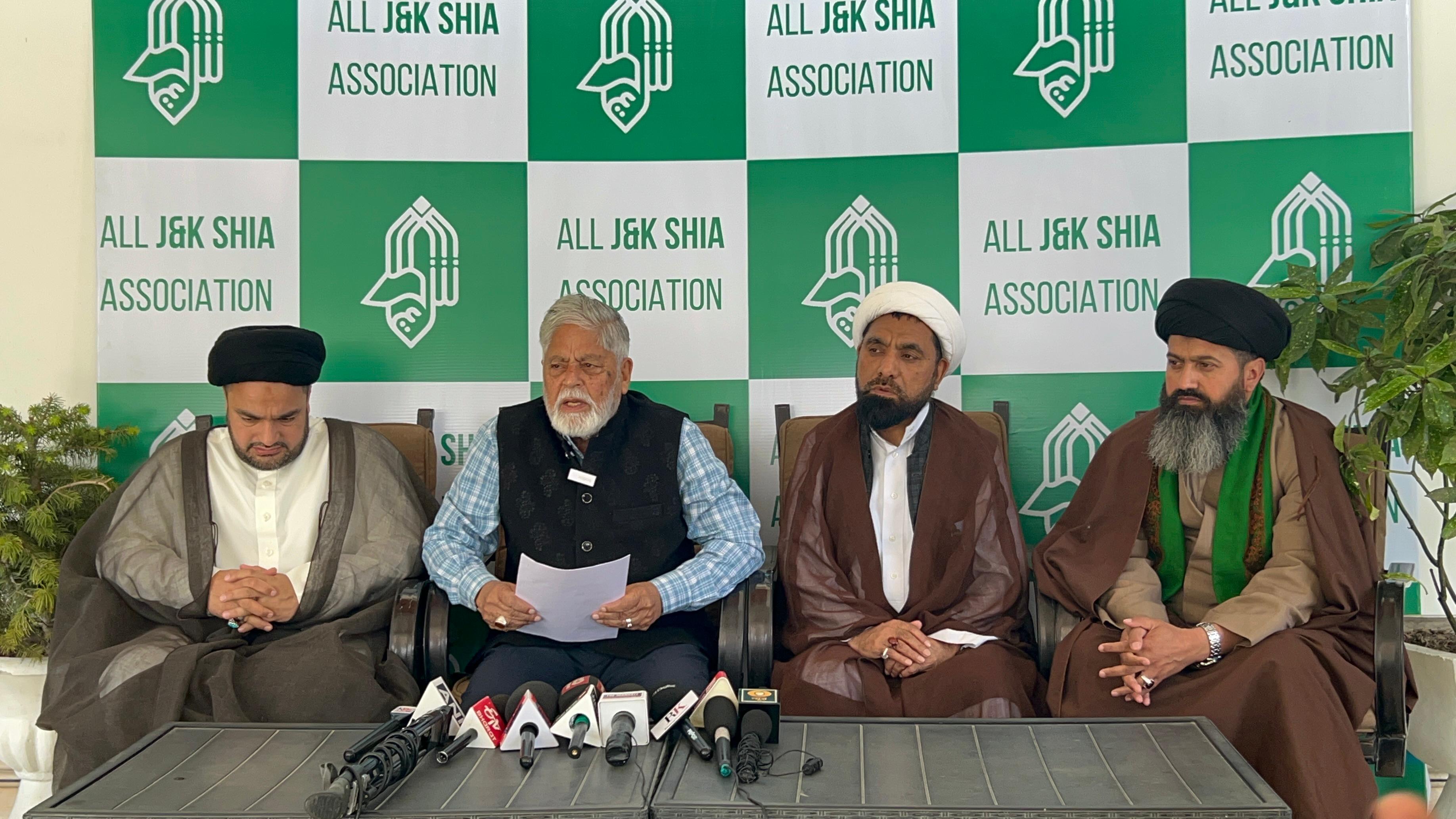 All J&K Shia Association Holds Press Conference on Muharram Preparedness