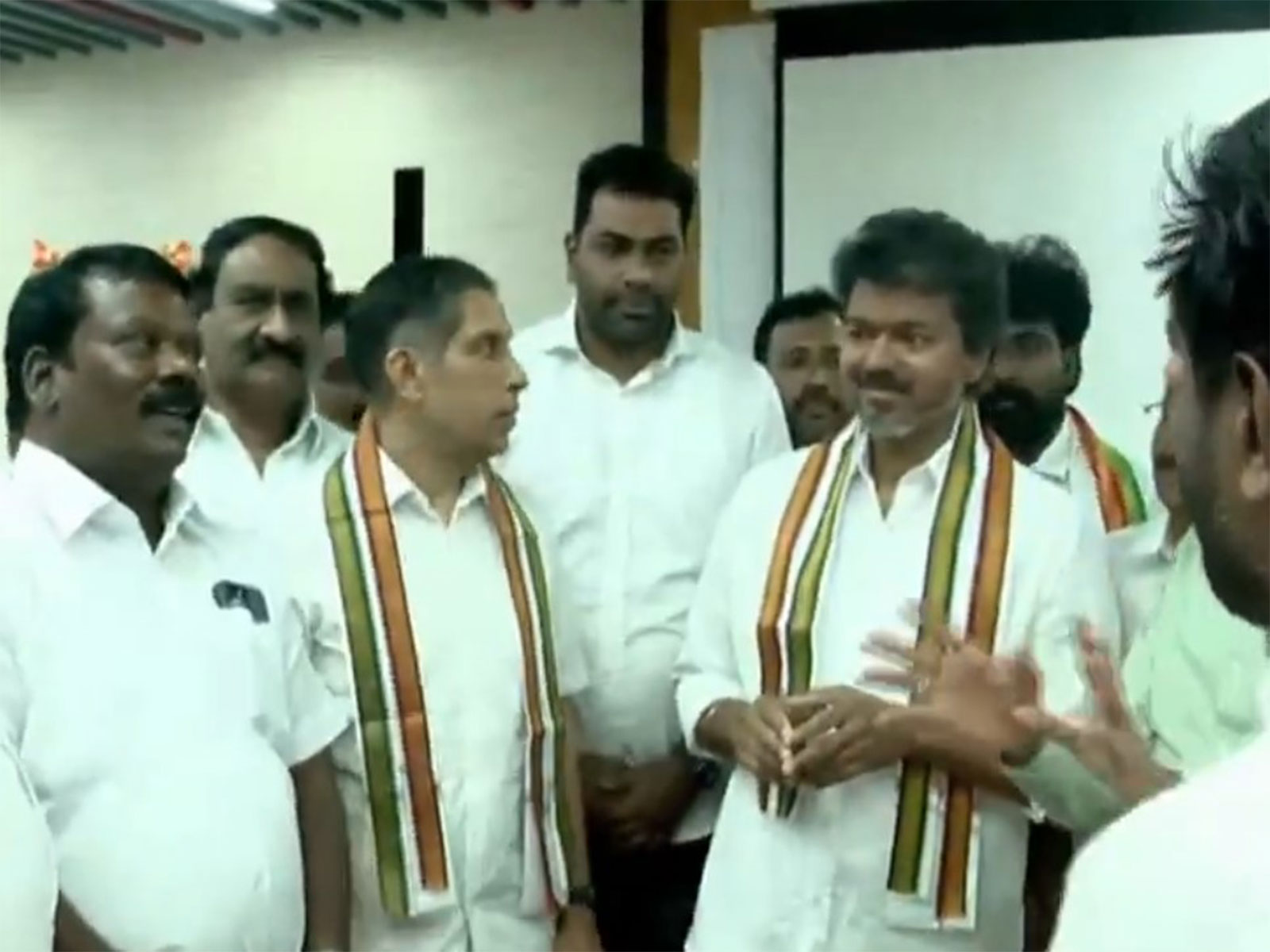 Tamil Nadu Congress members meet Vijay in Chennai, confirm alliance with TVK