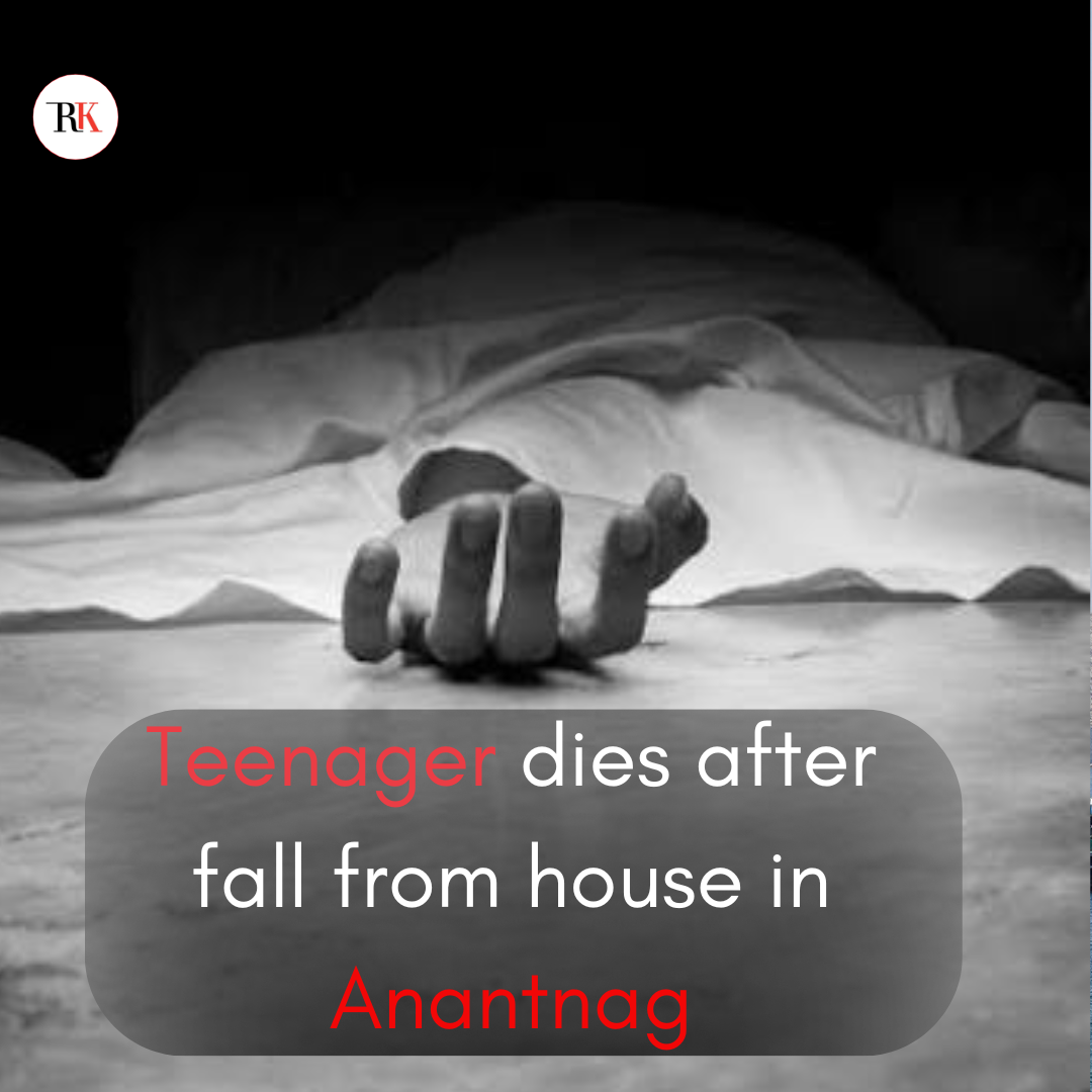 Teenager dies after fall from house in Anantnag
